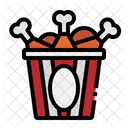 Chicken Bucket Food Icon