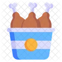 Food Fried Chicken Chicken Bucket Icon