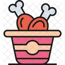 Chicken Bucket  Icon