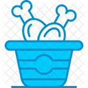 Chicken Bucket Bucket Chicken Icon