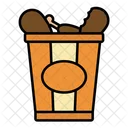 Food Chicken Bucket Icon