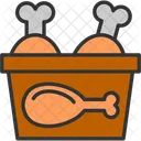 Chicken Bucket Bucket Chicken Icon