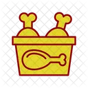 Chicken Bucket Bucket Chicken Icon