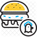 치킨 버거  아이콘