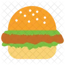Burger Chicken Cheeseburger Icon