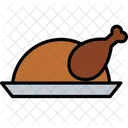 Chicken Dish Bucket Chicken Icon