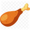 Chicken Drumstick Fried Icon