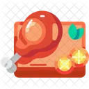 Chicken drumstick  Icon