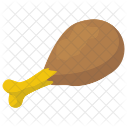 Chicken Leg Piece Icon