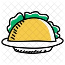 Fast Food Chicken Fajita Edible Icon