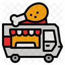Chicken Food Truck  Icon