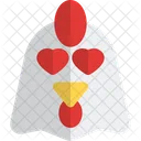 Chicken Heart Eyes  Icon