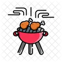 Chicken Grill Barbecue Icon