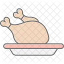 Chicken Lineal Color Icon Icon