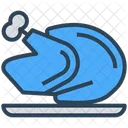 Thanksgiving Holiday Chicken Icon