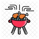 Chicken Grill Barbecue Icon
