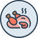 Chicken Roasted Chicks Icon