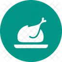 Chicken Roast Nonveg Icon