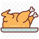 Chicken Roast Steam Chicken Symbol