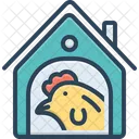 Chicken In Coop  Icon