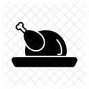 Chicken In Tray  Icon