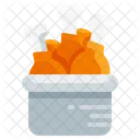 Flat Food Chicken Icon