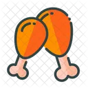 Chicken Leg Chicken Piece Drumstick Icon