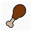Chicken Leg Leg Piece Chicken Icon