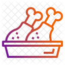 Chicken Fried Fastfood Takeaway Street Food Truck Icon