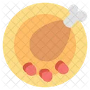 Chicken Leg Piece  Icon