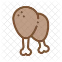 Chicken Legs Protein Icon