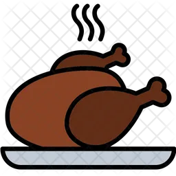 Chicken, Meat  Icon