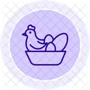 Chicken Nest Box Chicken Nest Icon
