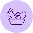 Chicken Nest Box Chicken Nest Icon