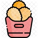 Chicken Nuggets Nuggets Meal Icon