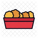 Chicken Nuggets Chicken Wings Food And Restaurant Icon