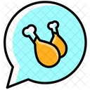 Chat Order Food Icon