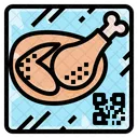 Chicken Packing Chicken Food Traceability Icon