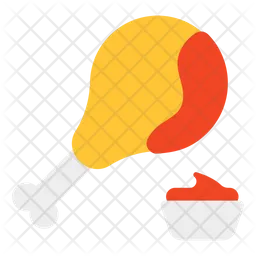 Chicken Piece  Icon