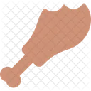 Chicken Piece Drumstick Food Icon