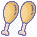 Chicken Piece Chicken Thigh Food Icon