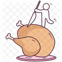 Leg Piece Thigh Meat Food Icon