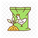 Chicken poultry manure  Icon