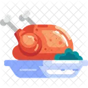 Chicken roast  Icon