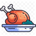 Chicken roast  Icon