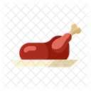 Chicken Roasted Food Icon