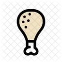 Chicken Thigh Drumstick Icon