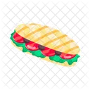 Chicken Wrap Burrito Tortilla Roll Icon