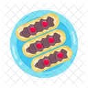 Chicken Wrap Burrito Tortilla Roll Icon