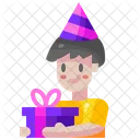 Chico Regalo Regalos Icono